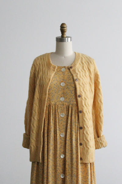 dandelion wool cardigan