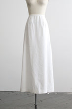 bone linen maxi skirt