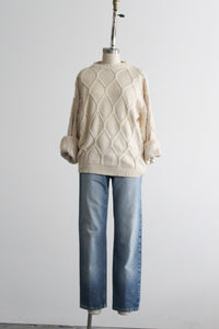 diamond knit rory sweater