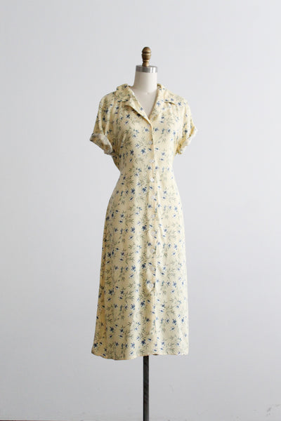 sunday morning botanical dress