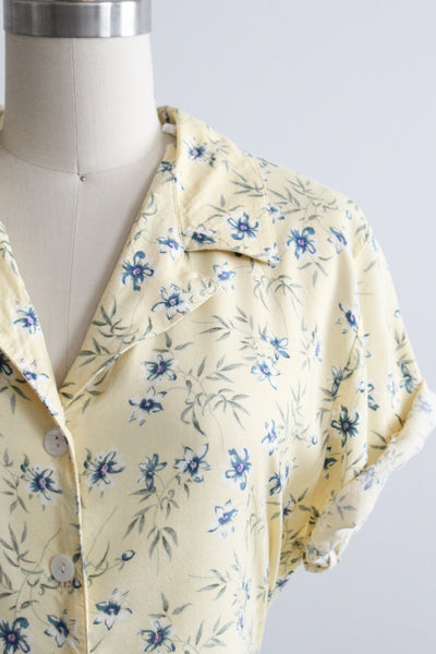 sunday morning botanical dress