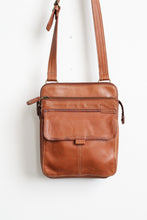 fossil leather shoulder bag