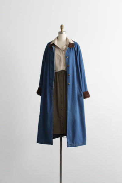 vintage denim duster (xl)