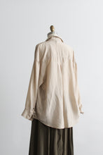 fawn silk button up (m/l)
