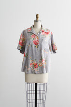 spring garden linen button up