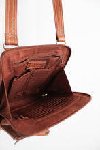 fossil leather shoulder bag