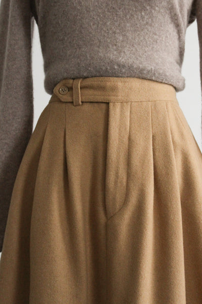 camel wool skirt (xs/s)
