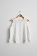 boxy linen tank