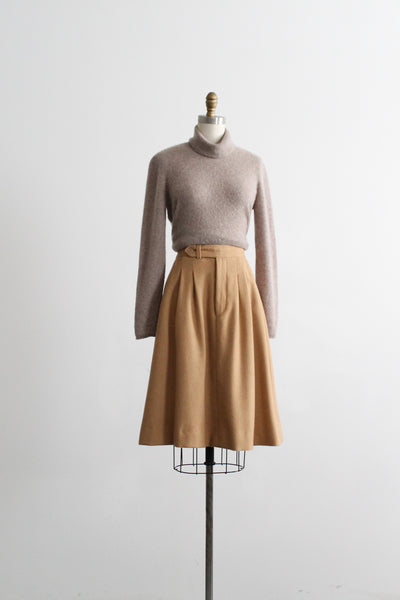 camel wool skirt (xs/s)