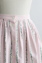 peony cotton midi skirt