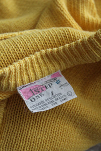 daffodil cotton sweater