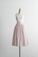 peony cotton midi skirt