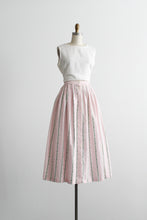 peony cotton midi skirt