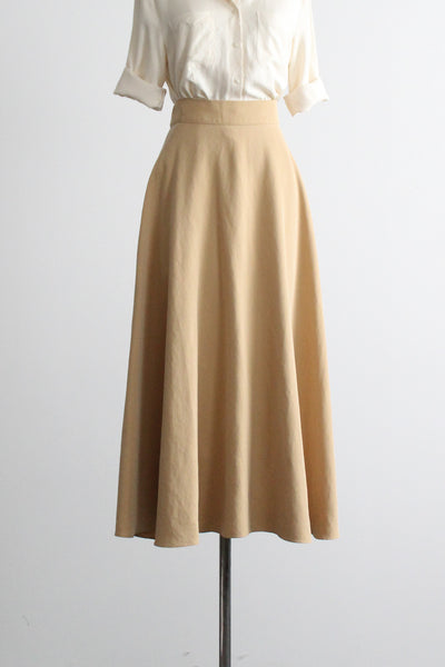 almond maxi skirt