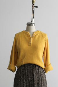 daffodil cotton sweater