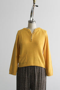 daffodil cotton sweater