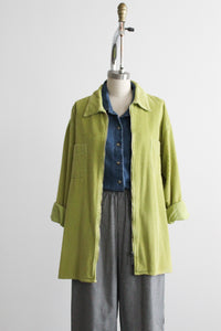 pear corduroy chore coat