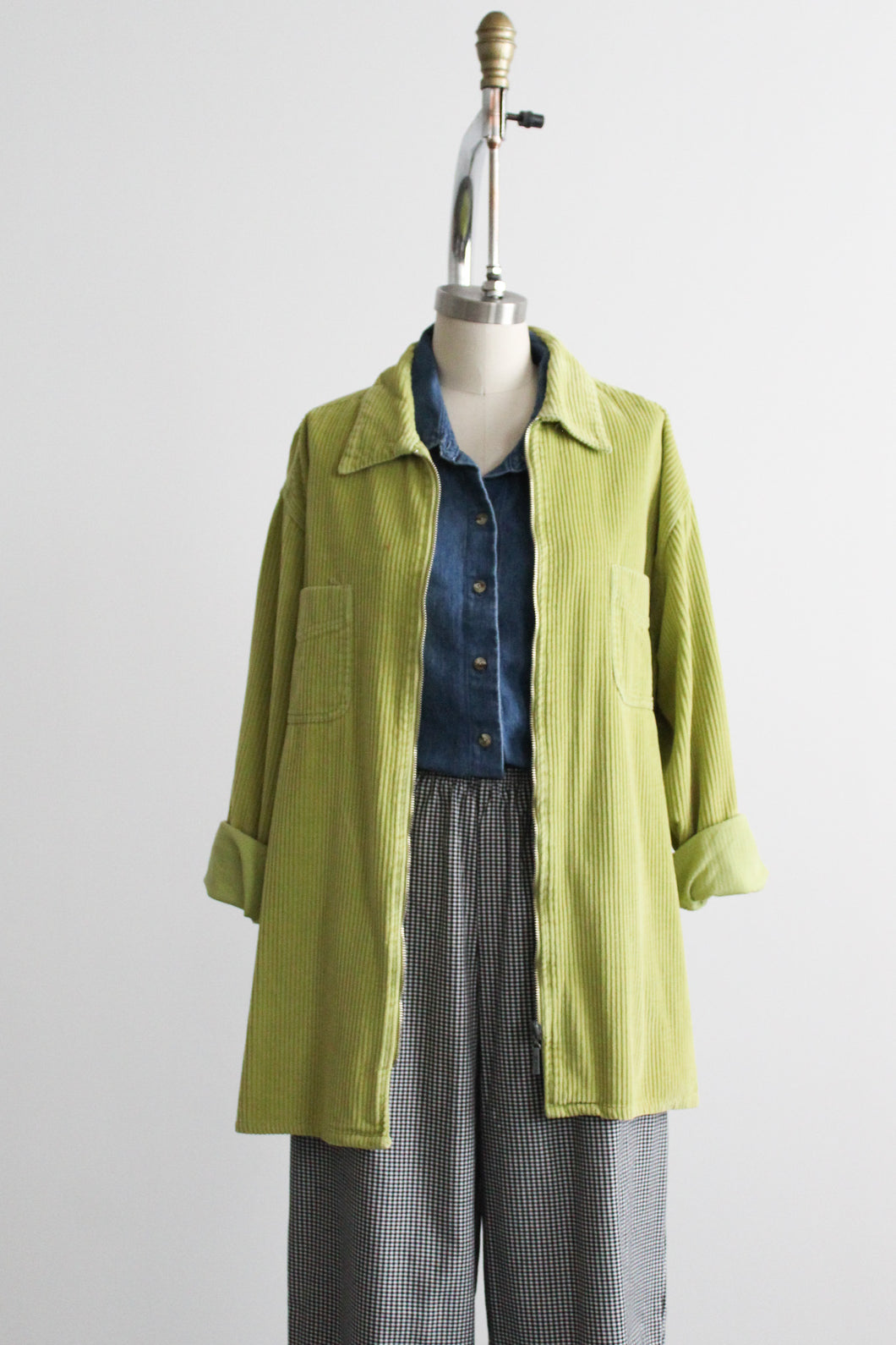 pear corduroy chore coat