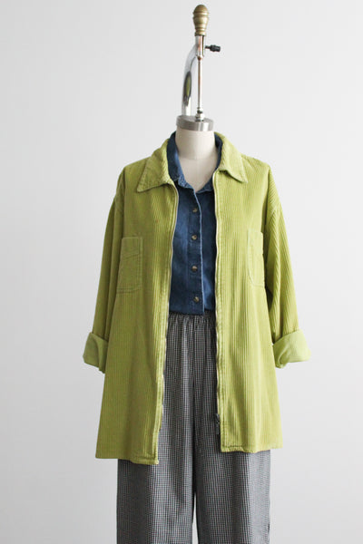 pear corduroy chore coat