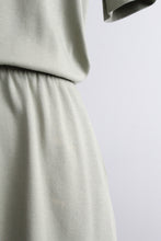 sage cotton day dress