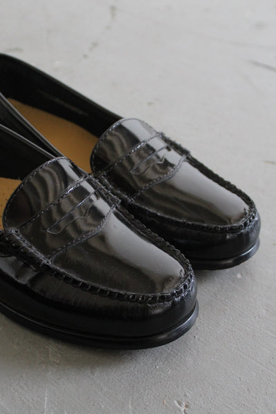 patent penny loafers size 7