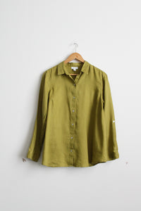 quince linen button up