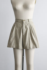 parchment cotton shorts