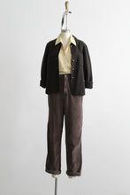 espresso wool jacket (s)