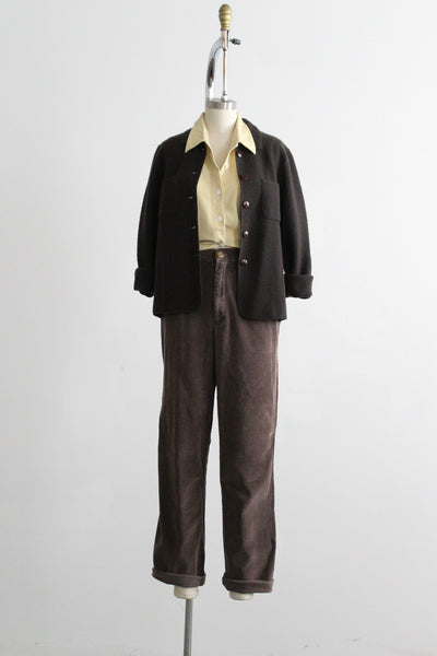 walnut corduroy trousers (m)