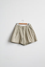 parchment cotton shorts