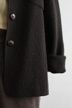 espresso wool jacket (s)