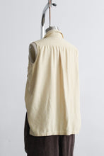 butter silk button up (m)