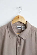 checked flannel button up