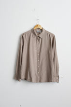 checked flannel button up