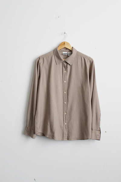 checked flannel button up