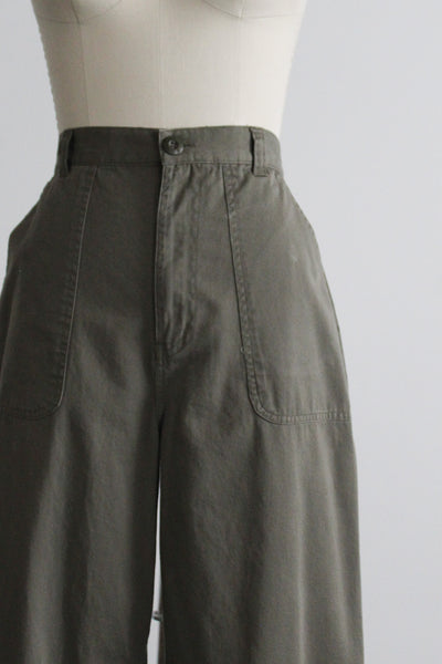 basil cotton trousers