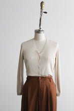 parchment silk button up