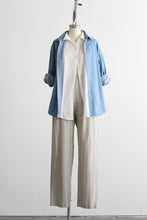 flowy linen button up