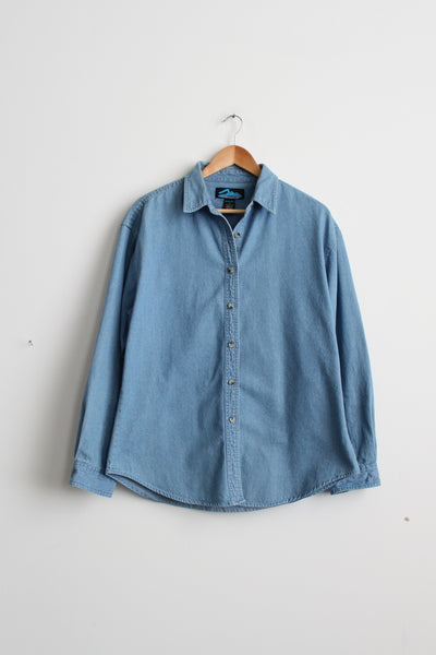 hudson falls denim work shirt