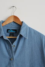 hudson falls denim work shirt