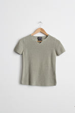 mint sprig knit tee