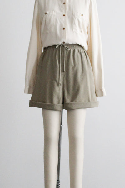 basil cotton shorts