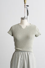 mint sprig knit tee