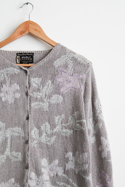 spring blooms cardigan