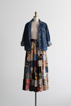 patchwork maxi skirt
