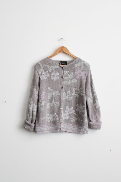 spring blooms cardigan