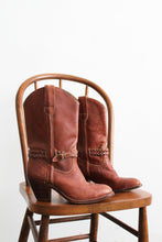 oxblood leather boots (size 7 1/2)