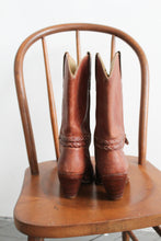 oxblood leather boots (size 7 1/2)