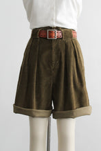olive branch corduroy shorts (s)