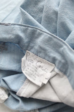 high waisted chambray shorts